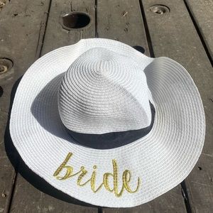 White Bride Sun Hat
